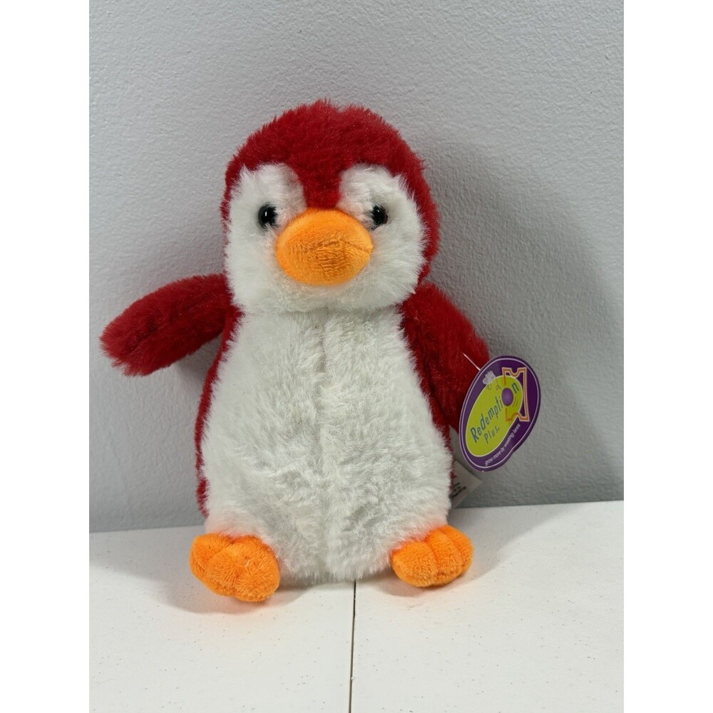 Redemption Plus Penguin Plush Stuffed Toy New